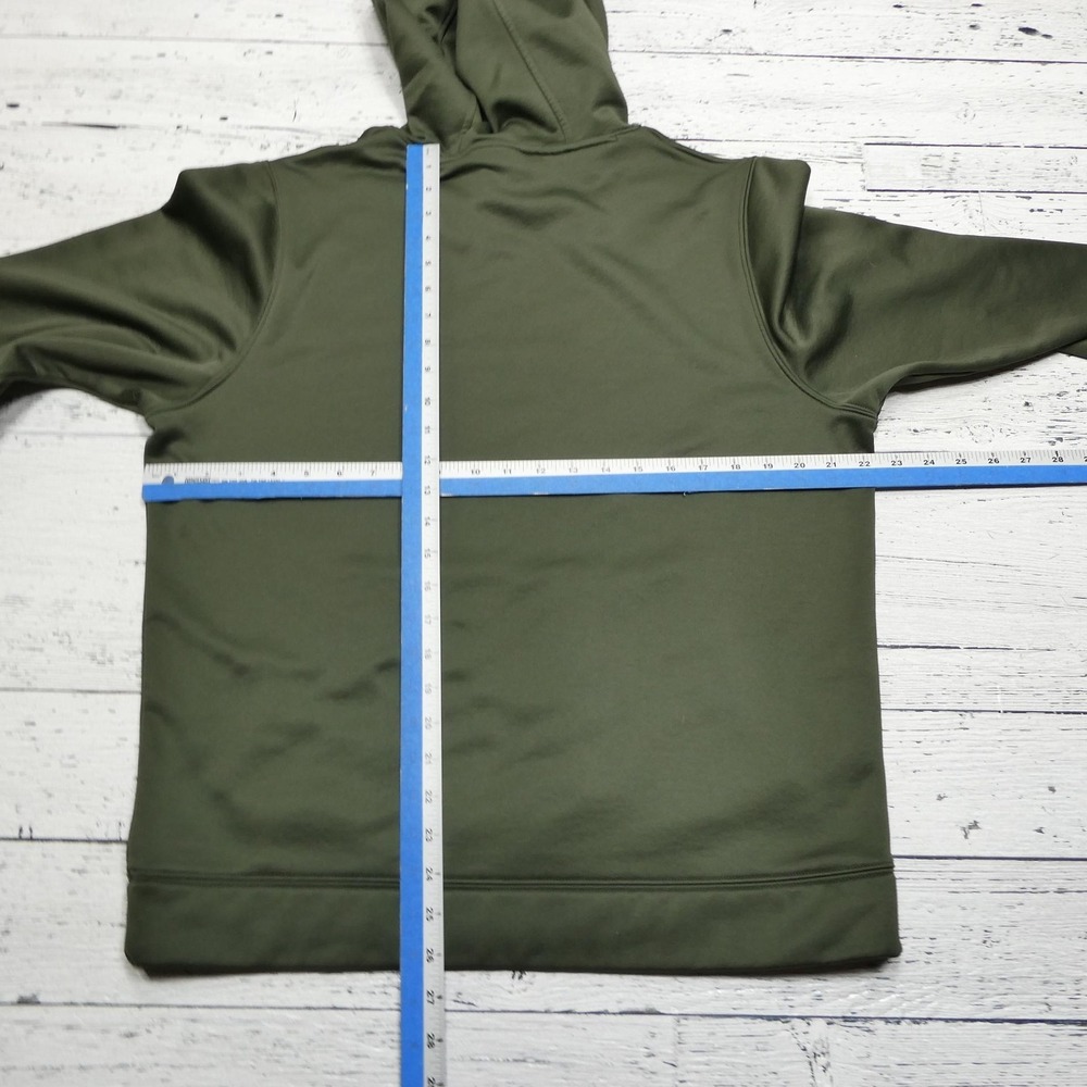 Under Armour Hoodie Mens Medium Green Storm Antler Logo Hunting Sweatshirt - Picture 5 of 7